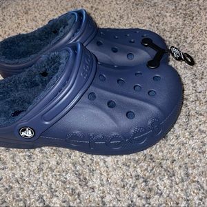 Navy Blue Baya Lined Clog
